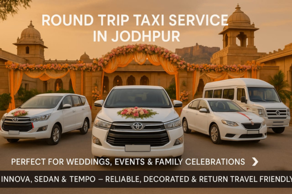 Round-trip tour using Cab Service in Jodhpur