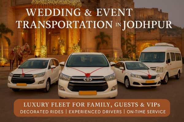 Cab Service in Jodhpur for weddings and event transportation