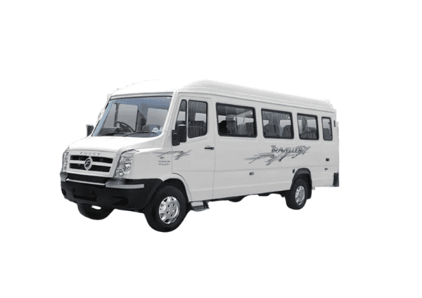 Comfortable and spacious Tempo Traveller for hire in Jodhpur, ideal for group tours and long-distance travel