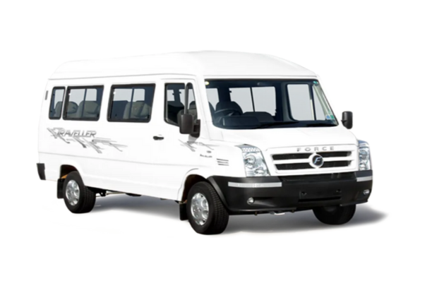 Tempo Traveller for group travel from Jodhpur to Nakoda Ji – spacious and AC-equipped