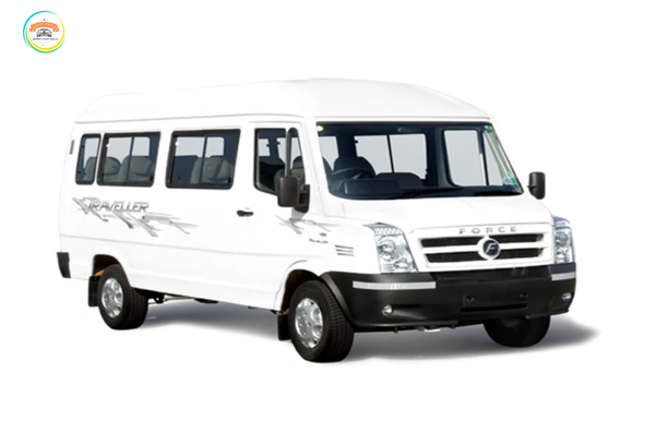 21-seater Tempo Traveller in Jodhpur for group tours.