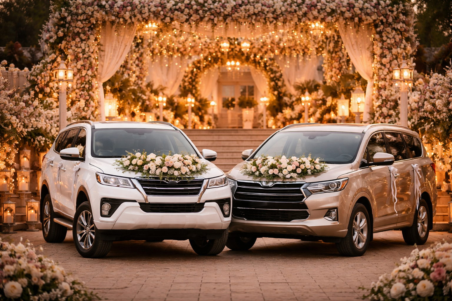 Toyota Fortuner and Innova Crysta for wedding car rental in Jodhpur