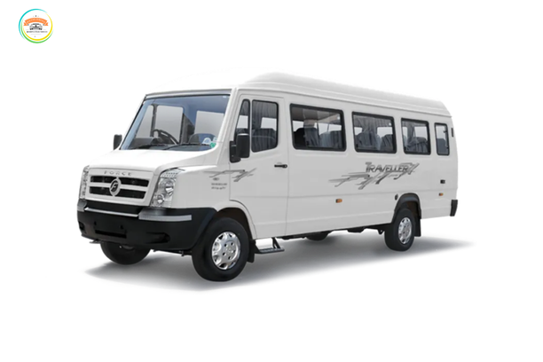 Spacious Tempo Traveller rental for group travel from Jodhpur to Udaipur.