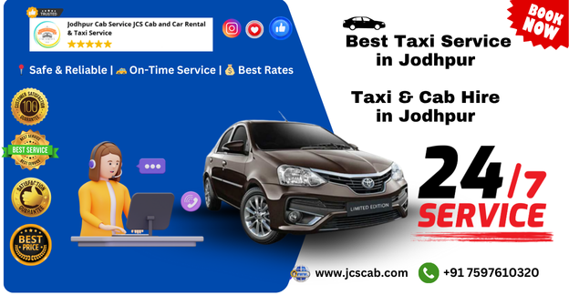 Comfortable and reliable taxi service in Jodhpur by JCS Cab Service.