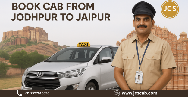 Book cab online from Jodhpur to Jaipur with JCS Cab