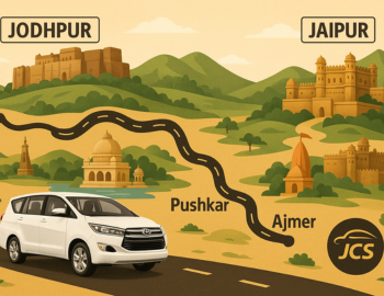 Private car transfer from Jodhpur to Jaipur