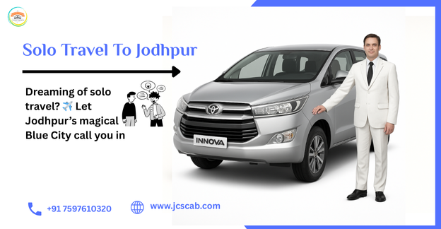 Solo traveler enjoying the comfort and safety of a private taxi in Jodhpur