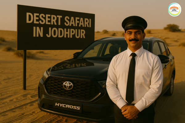 Camel safari in the deserts of Jodhpur.
