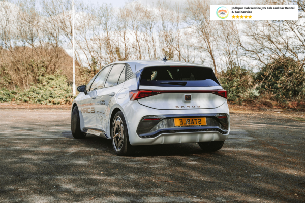 Hatchback vehicle used for travel to Sariska Tiger Reserve