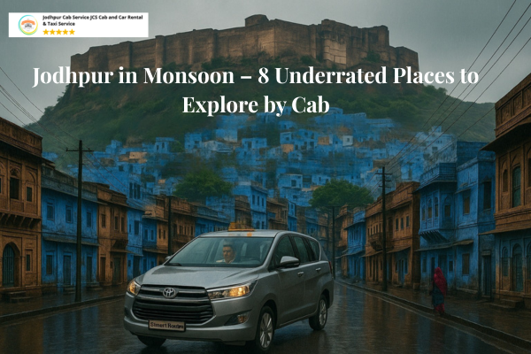 Jodhpur in Monsoon landscape highlighting best spots accessible by cab