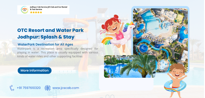 Guests enjoying Splash & Stay experience at OTC Water Park Jodhpur