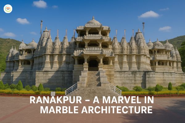 Day Trips from Jodhpur to Ranakpur Jain Temples in marble architecture