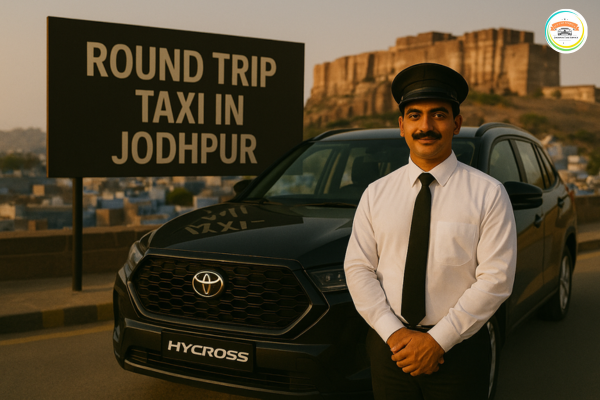 Round trip taxi at Jodhpur Airport for Ranthambore travel.