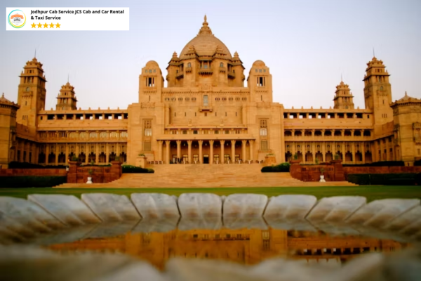 Sightseeing in Jodhpur – Iconic Umaid Bhawan Palace in golden sandstone