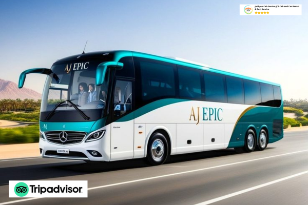 60-Seater AC Bus Rental in Jodhpur for Group Travel