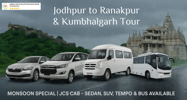 Scenic monsoon view during Jodhpur to Ranakpur & Kumbhalgarh Taxi journey