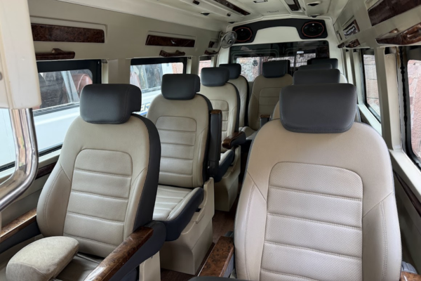 Maharaja Tempo Traveller for royal Jodhpur to Ranakpur & Kumbhalgarh Taxi experience