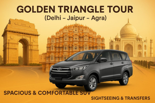 Spacious SUVs for Golden Triangle Tour Packages Road Trips