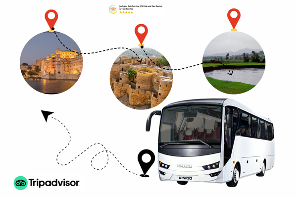 Outstation Bus Rental in Jodhpur for Rajasthan Tours