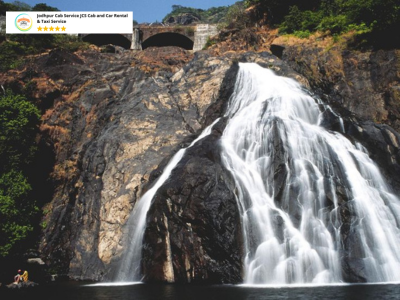Small waterfalls spotted on the Jodhpur to Parshuram Mahadev route in monsoon