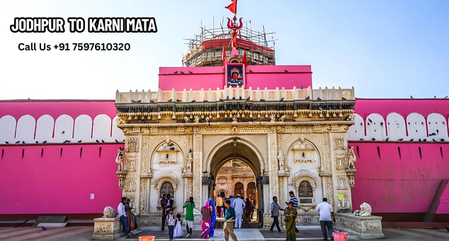 Jodhpur to Karni Mata taxi service with affordable fare starting from 10/- per km