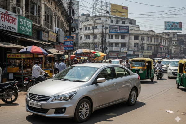 Sedan Private Car With Driver Jodhpur for comfortable city travel