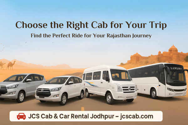 Choose the Right Cab for Your Trip – Which Cab is Best for Rajasthan Trip