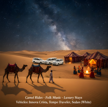 Jaisalmer Desert Safari – Explore the Thar with Taxi Service in Jodhpur – JCS Cab