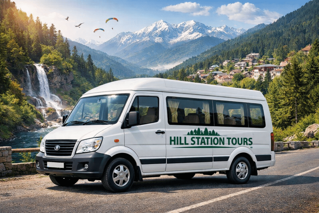 Mini Bus for Hill Station Trips Jodhpur group transportation