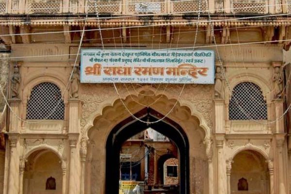 Jodhpur to Vrindavan Taxi pilgrims visiting Radha Raman Temple Vrindavan
