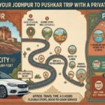 Jodhpur to Pushkar trip by private cab with comfortable Rajasthan road travel