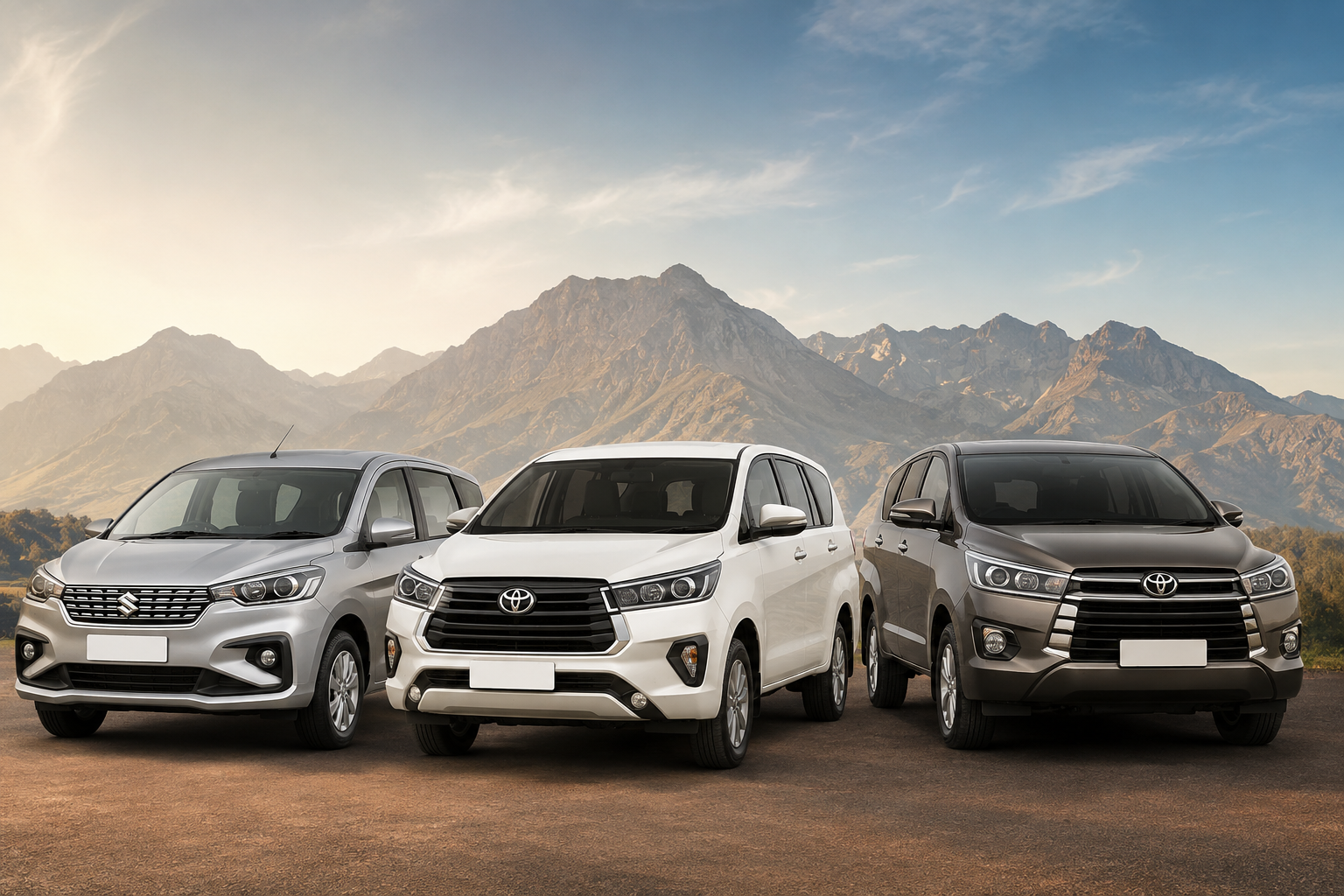 Spacious SUV fleet for family travel and Rajasthan tours.