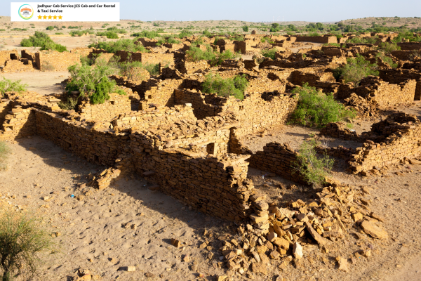 Ruins of the abandoned village of Kuldhara near Jaisalmer, Cab Hire Service Jaisalmer