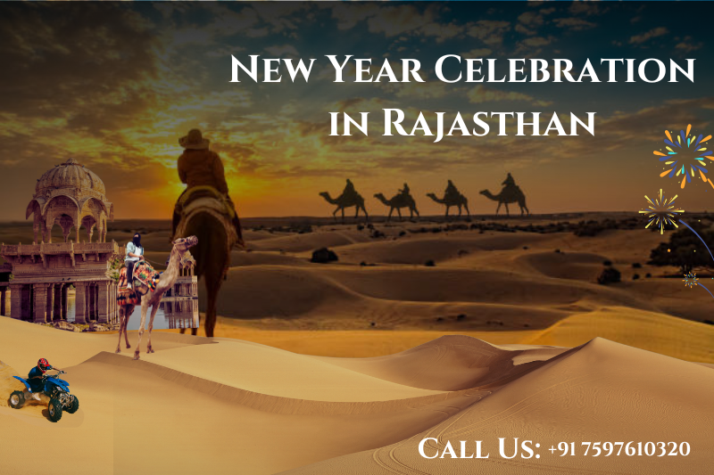 Celebrate New Year in Rajasthan with traditional music, dance, and the beauty of the desert landscape.