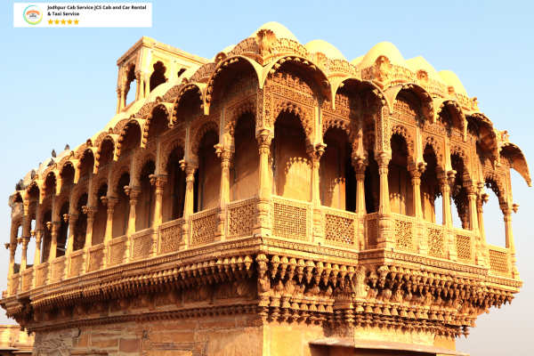 Distinctive arched roof of Salim Singh ki Haveli in Jaisalmer, Cab Hire Service Jaisalmer