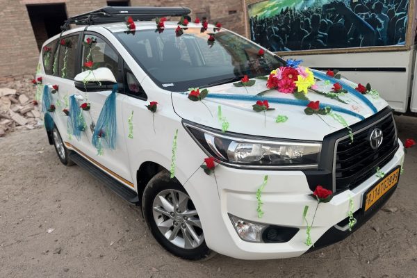 Innova Crysta wedding car rental in Jodhpur